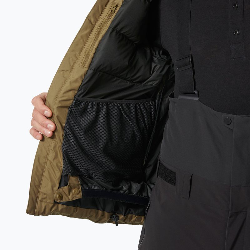 Helly Hansen men's ski jacket Kvitfjell Race Puffy sepia 8