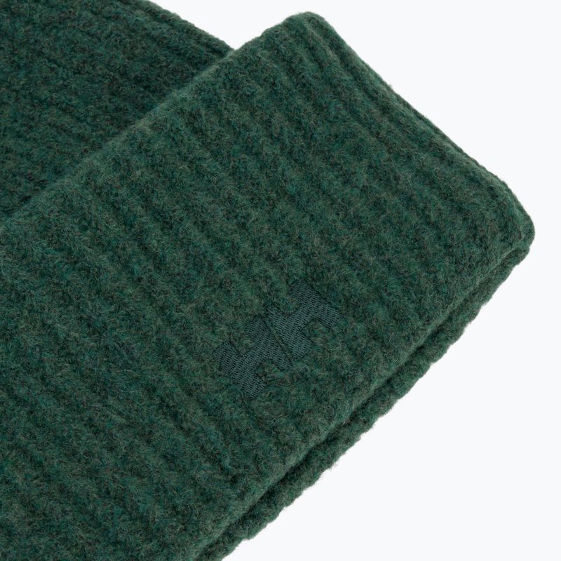 Helly Hansen Soft Rib winter beanie jungle green 3