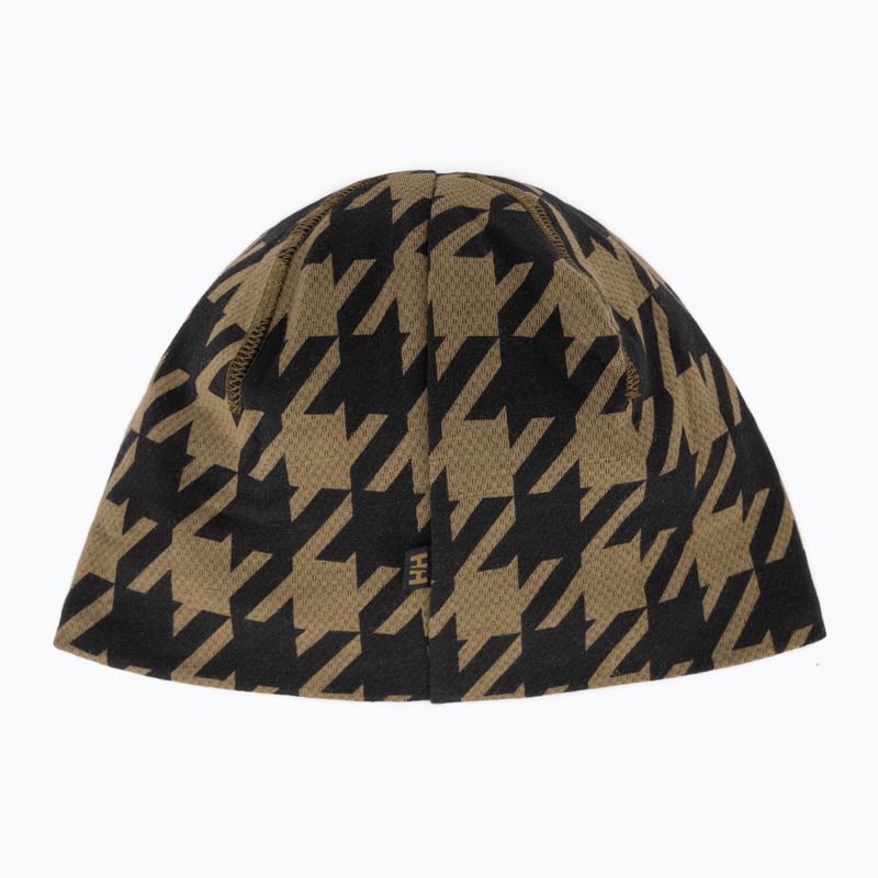 Helly Hansen Lifa Merino winter cap sepia houndstooth aop 2