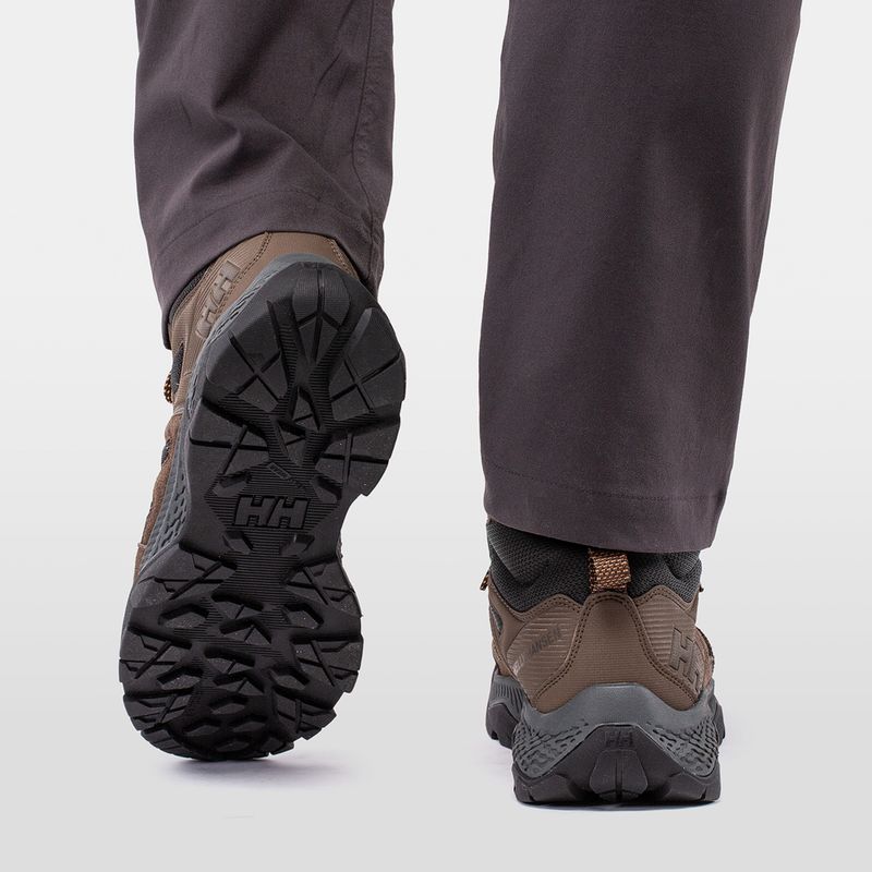 Helly Hansen Switchback Low 3 HellyTech men's trekking shoes bushwacker/coffee bean 10