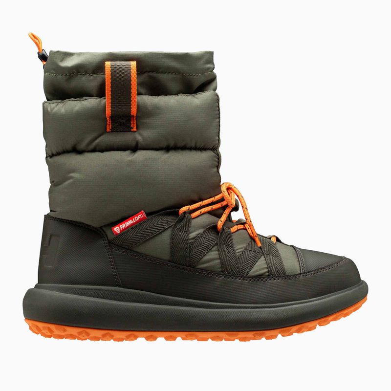 Helly Hansen men's Monarch utility green/orange snow boots 8