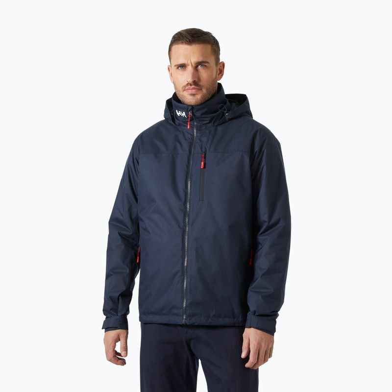 Men's sailing jacket Helly Hansen Crew Hooded Pile navy