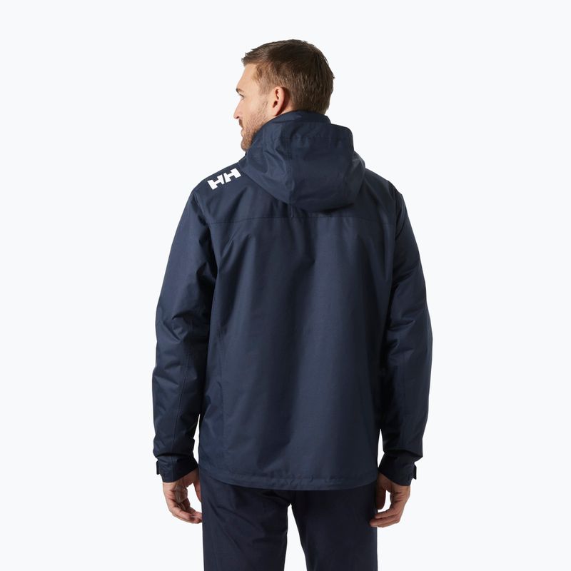 Men's sailing jacket Helly Hansen Crew Hooded Pile navy 2