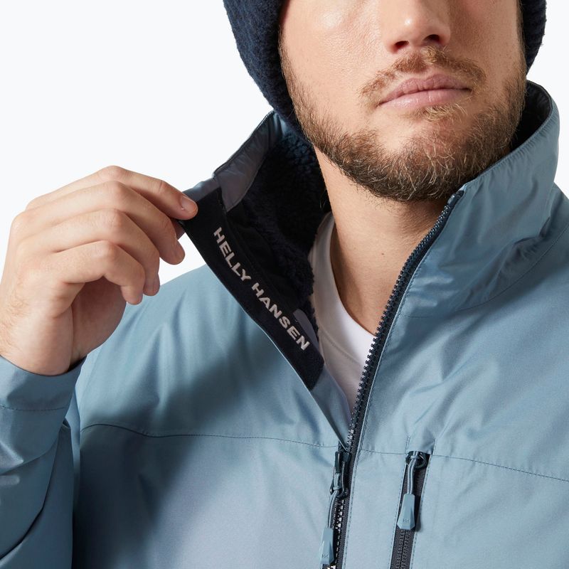 Men's sailing jacket Helly Hansen Crew Hooded Pile washed navy 2