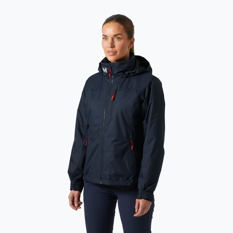 Women's sailing jacket Helly Hansen Crew Hooded Pile navy