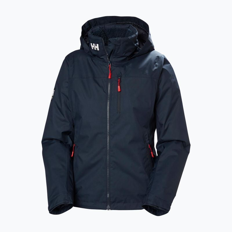 Women's sailing jacket Helly Hansen Crew Hooded Pile navy 10