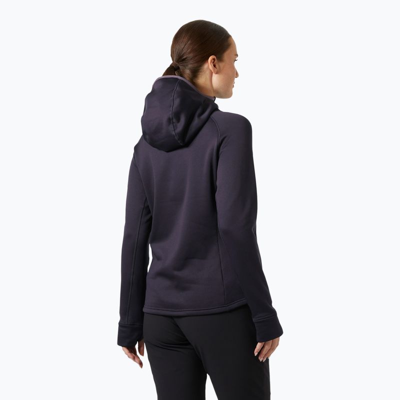 Helly Hansen women's sweatshirt Odin Thermal Pro Fleece black grape 2
