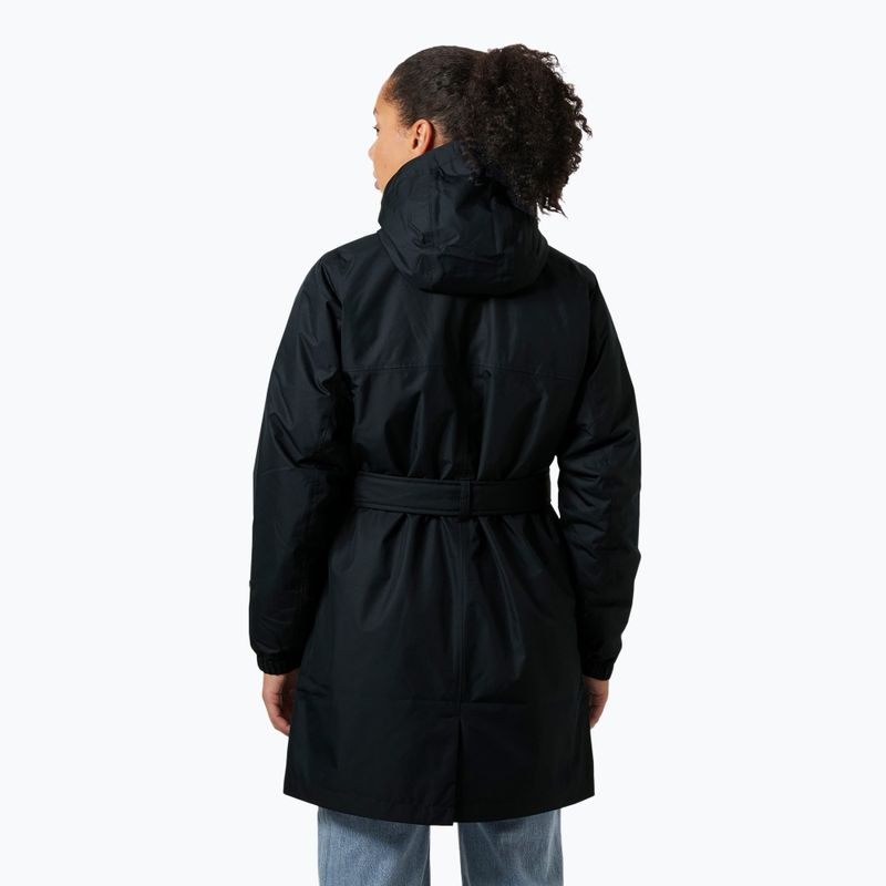 Women's insulated coat Helly Hansen Classic Insulated Trench navy 2