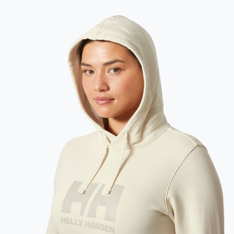 Women's sweatshirt Helly Hansen HH Logo Hoodie cream 3