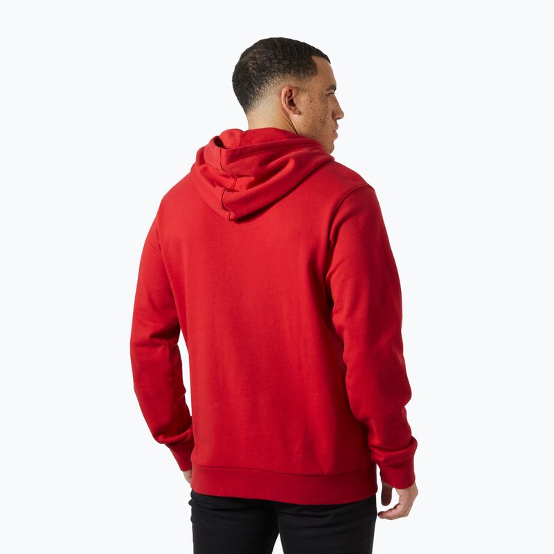 Men's sweatshirt Helly Hansen HH Logo Hoodie red 2