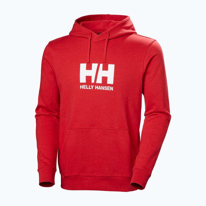 Men's sweatshirt Helly Hansen HH Logo Hoodie red 5