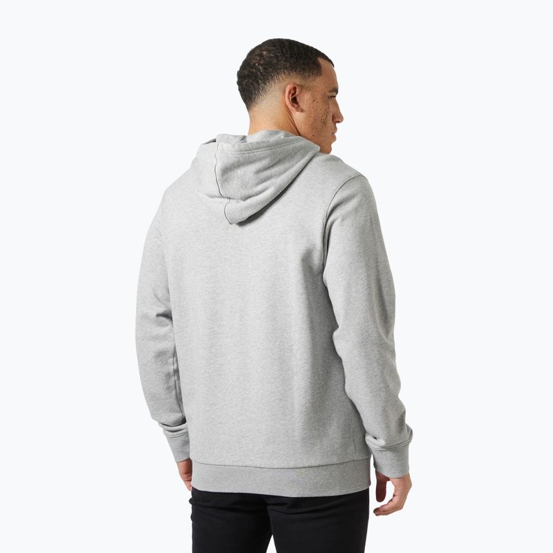 Men's sweatshirt Helly Hansen HH Logo Hoodie grey/melange 2