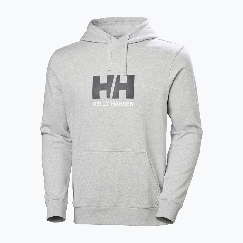 Men's sweatshirt Helly Hansen HH Logo Hoodie grey/melange 5
