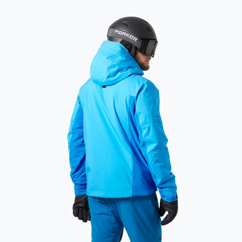 Men's ski jacket Helly Hansen Courchavel cyan 2