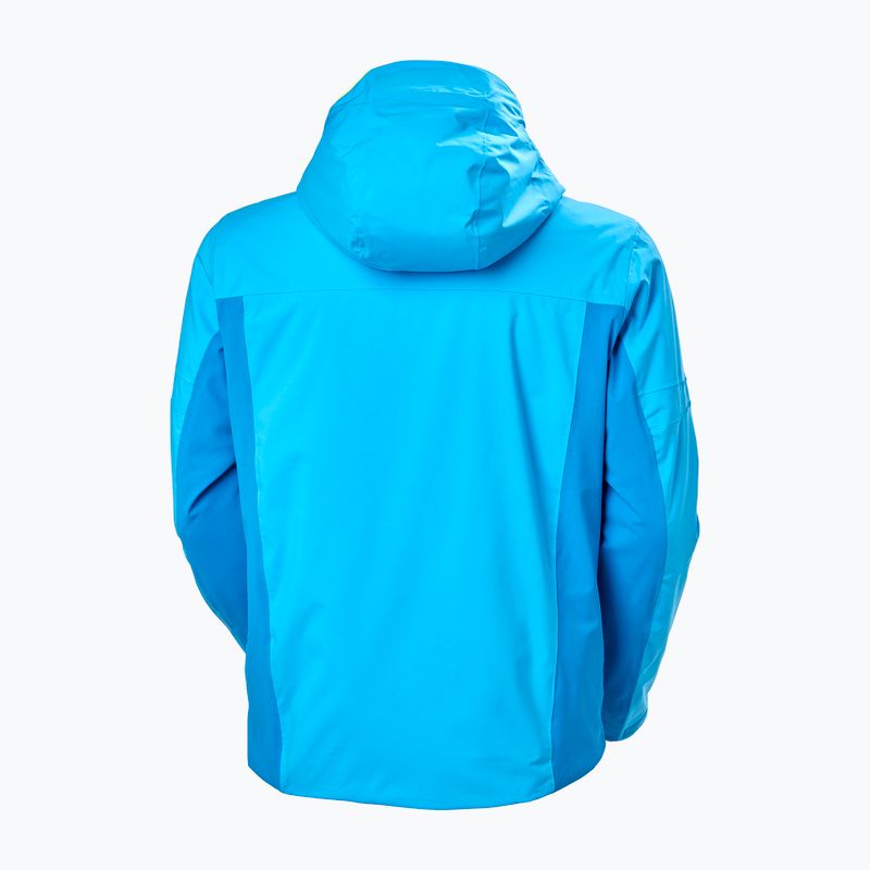 Men's ski jacket Helly Hansen Courchavel cyan 10
