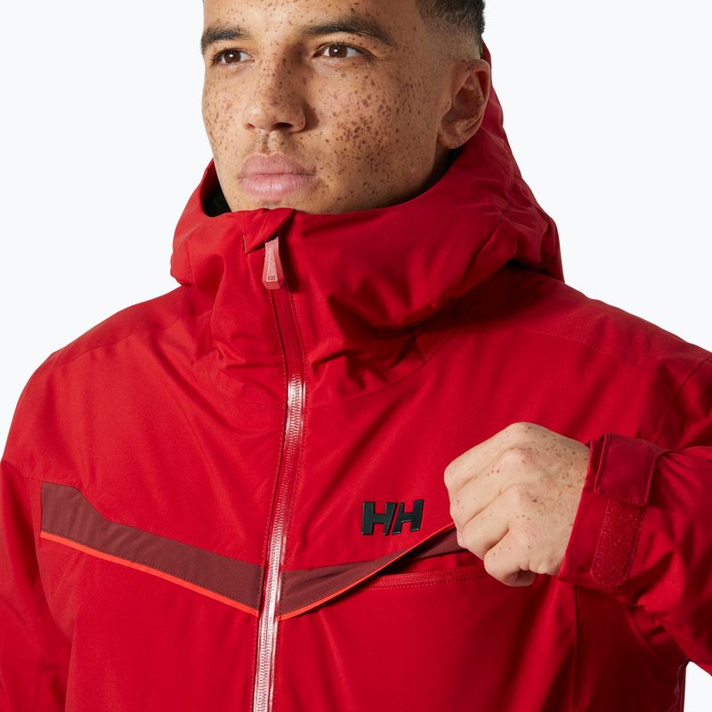 Men's ski jacket Helly Hansen Panorama 2.0 Insulated red 4