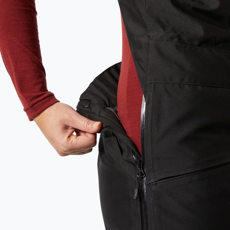 Helly Hansen Powderqueen Bib 2.0 women's ski trousers black 5