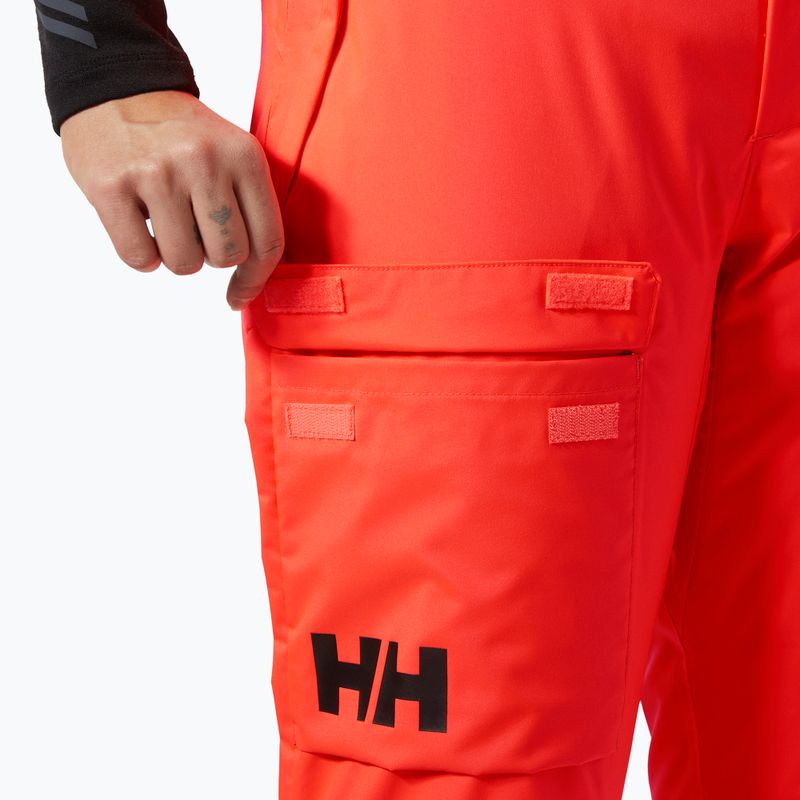Helly Hansen Switch Cargo 2.0 women's ski trousers neon coral 5