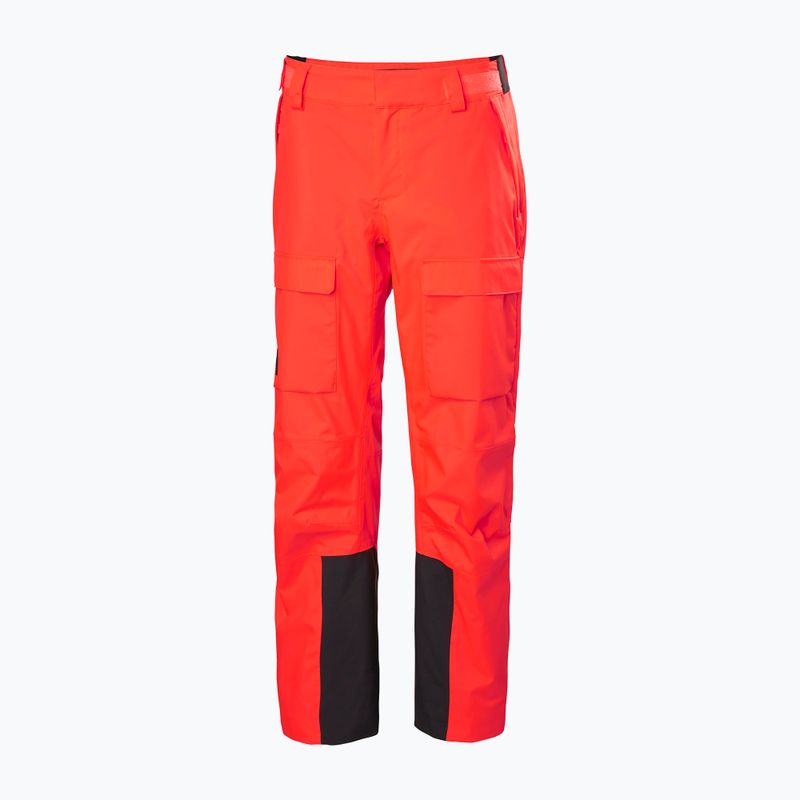Helly Hansen Switch Cargo 2.0 women's ski trousers neon coral 7