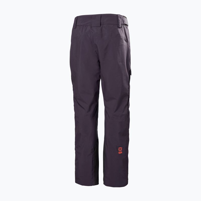 Women's ski trousers Helly Hansen Switch Cargo 2.0 black grape 8