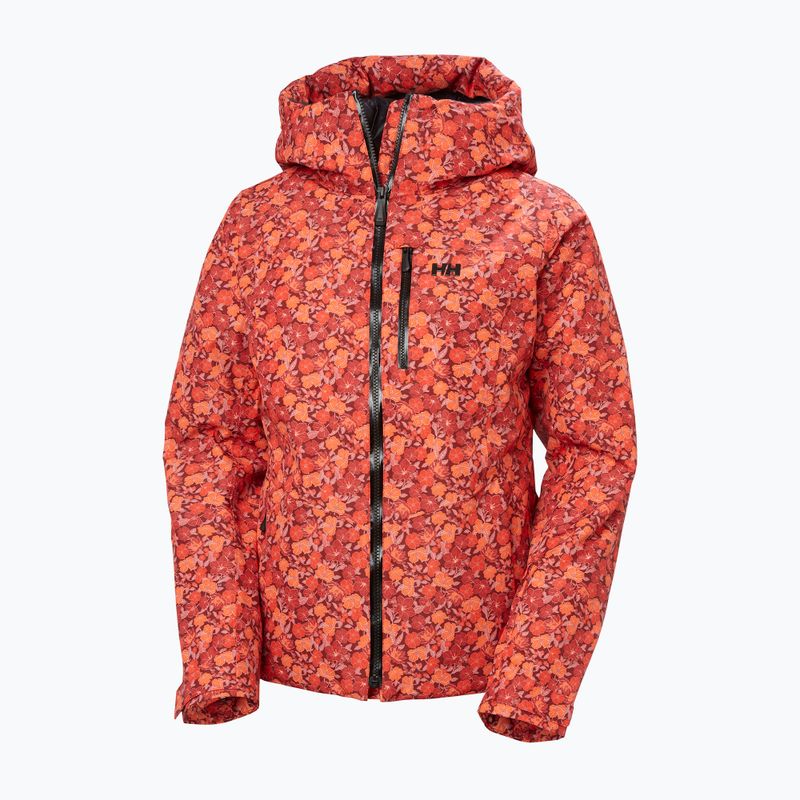 Women's ski jacket Helly Hansen Valdisere 3.0 red floral aop 9