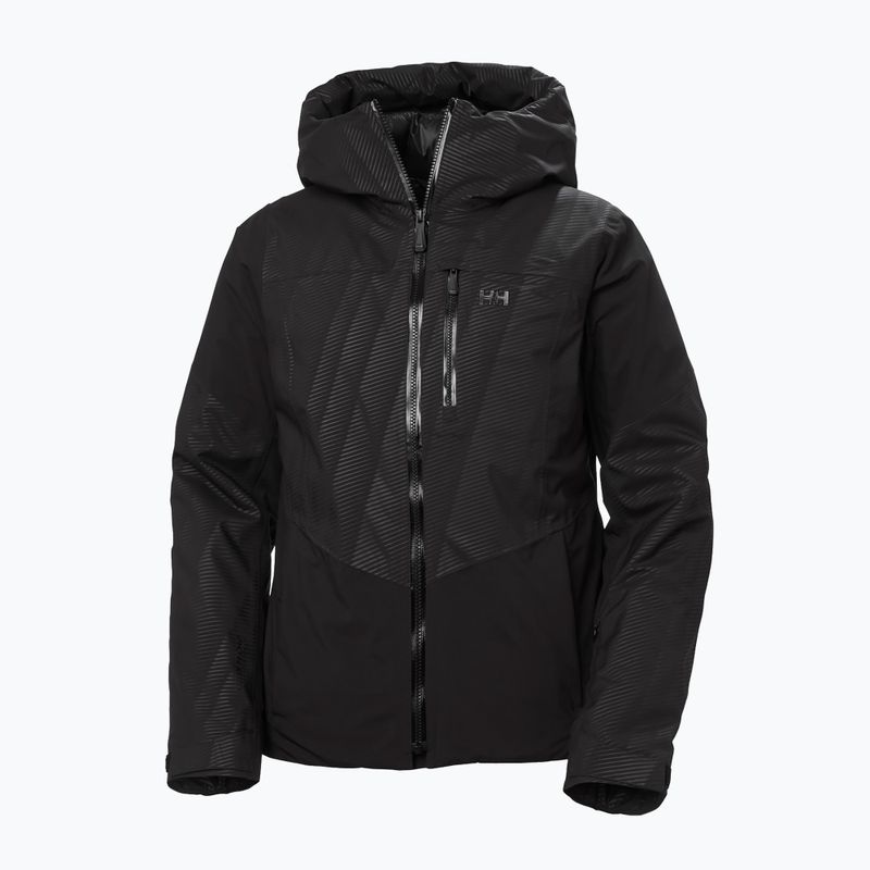 Women's ski jacket Helly Hansen Valdisere 3.0 black embossed stripes 10