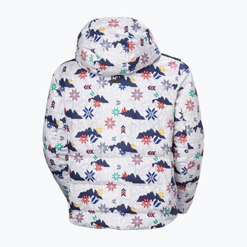 Helly Hansen men's ski jacket Kvitfjell Race Puffy white olympics 10