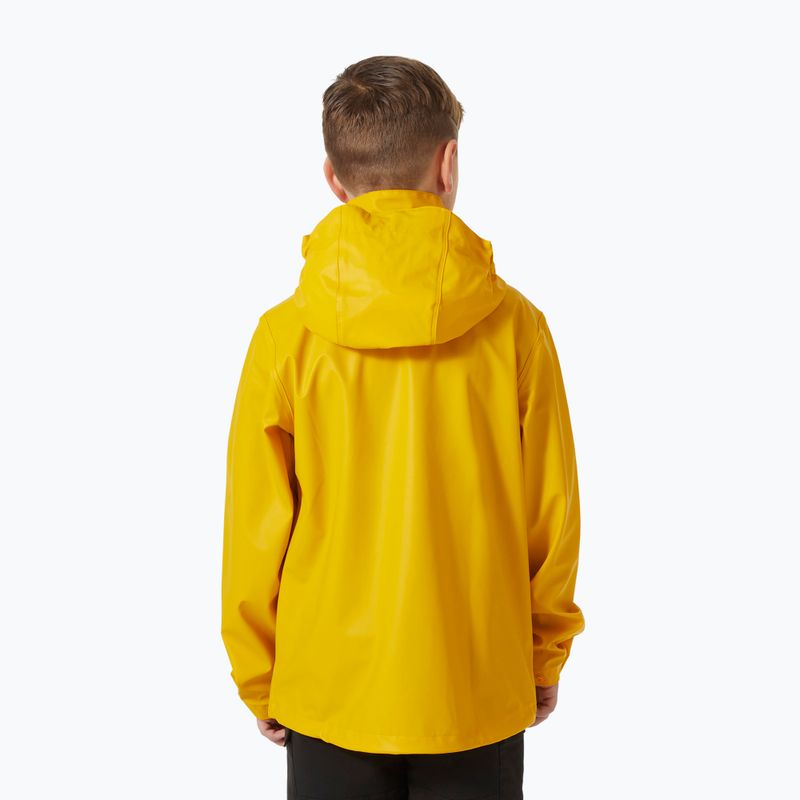 Children's sailing jacket Helly Hansen Moss essential yellow 2