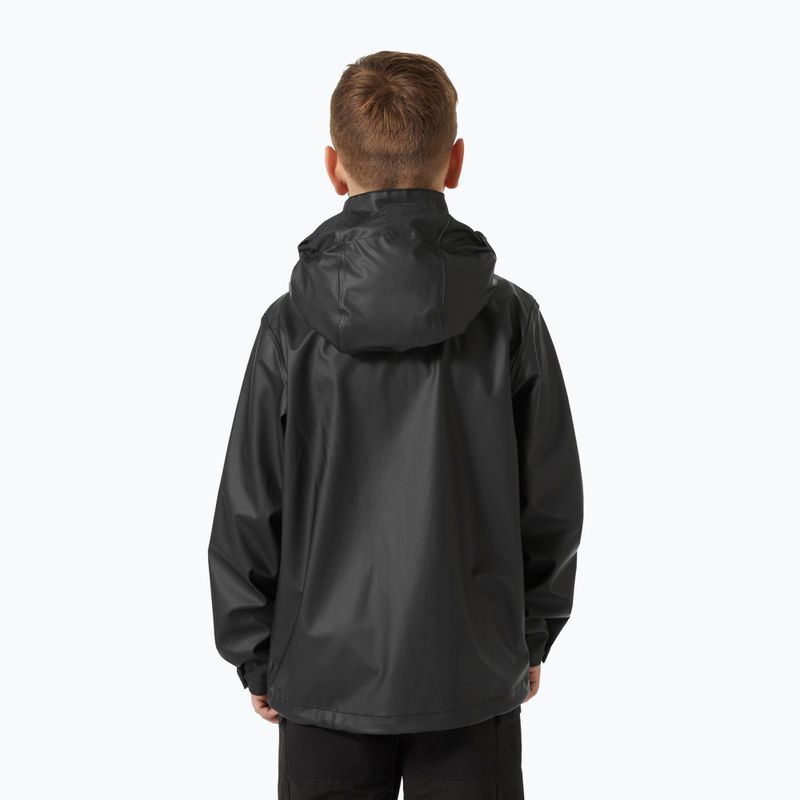 Children's sailing jacket Helly Hansen Moss black 2