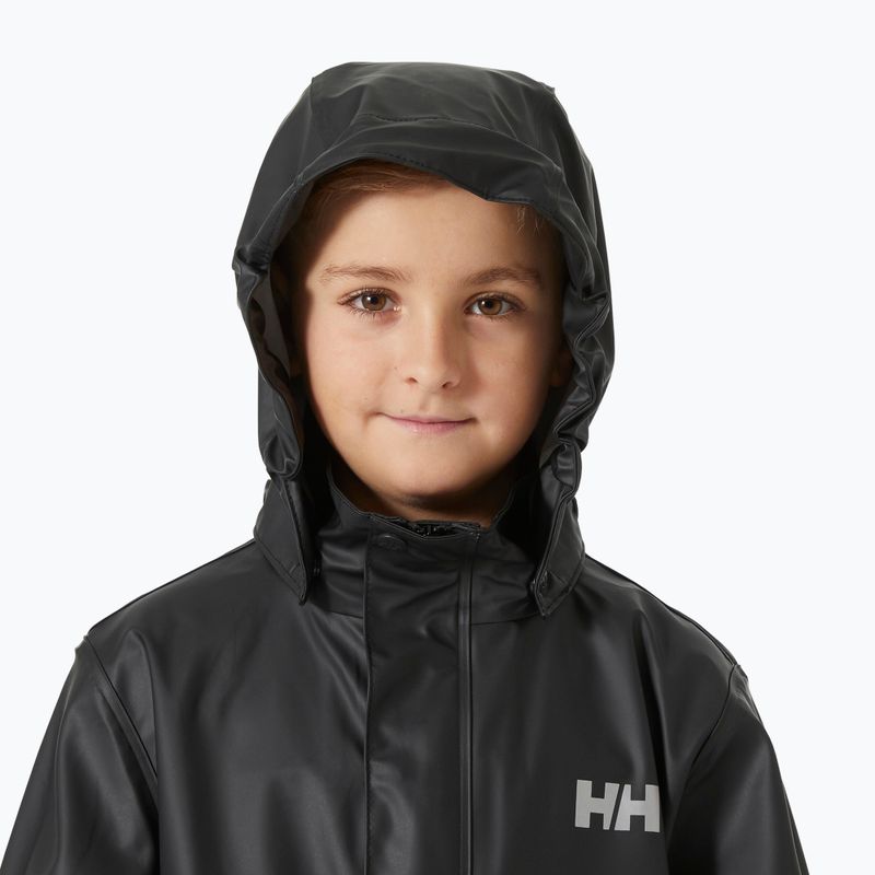 Children's sailing jacket Helly Hansen Moss black 3
