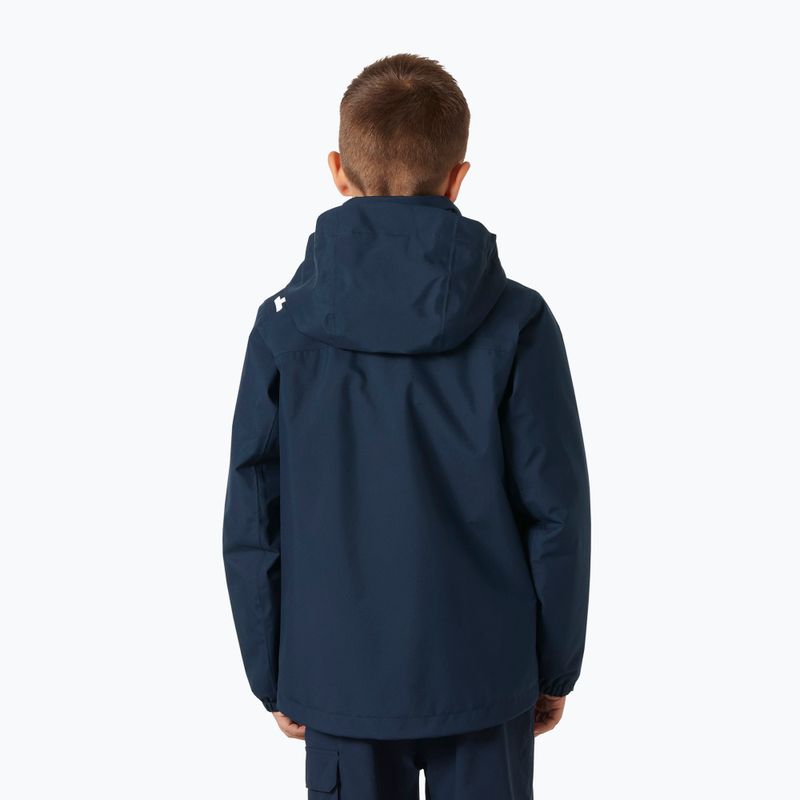Children's sailing jacket Helly Hansen Crew Midlayer 2.0 navy 2