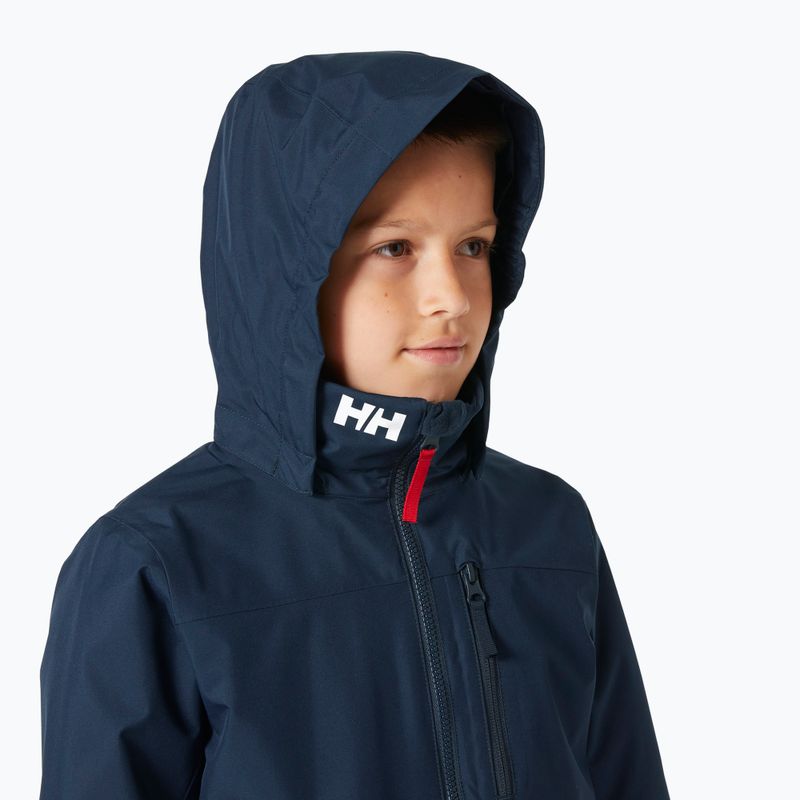 Children's sailing jacket Helly Hansen Crew Midlayer 2.0 navy 3