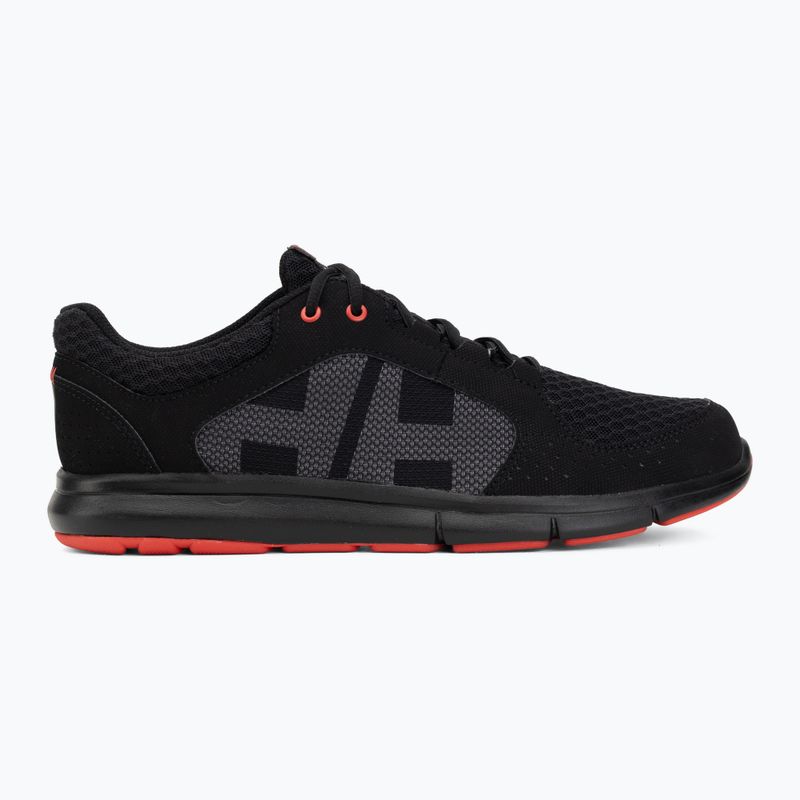 Men's shoes Helly Hansen Ahiga V4 Hydropower off black/alert red 2