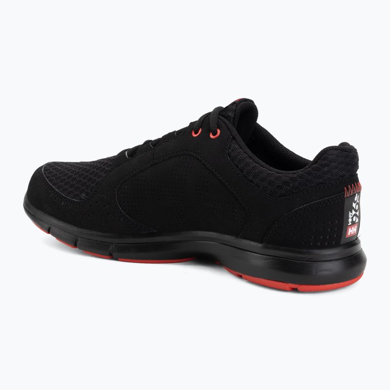 Men's shoes Helly Hansen Ahiga V4 Hydropower off black/alert red 3