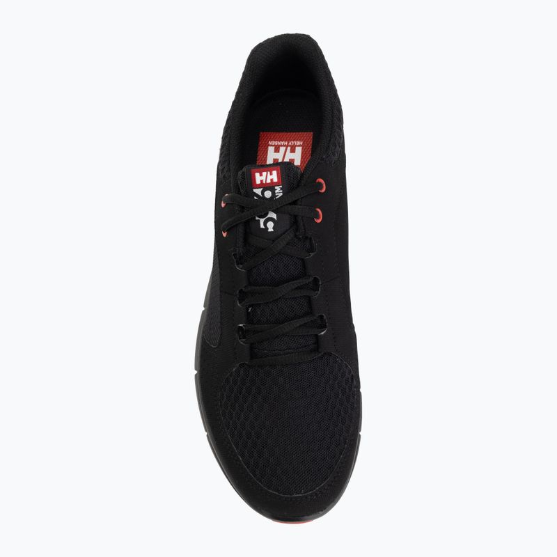 Men's shoes Helly Hansen Ahiga V4 Hydropower off black/alert red 5