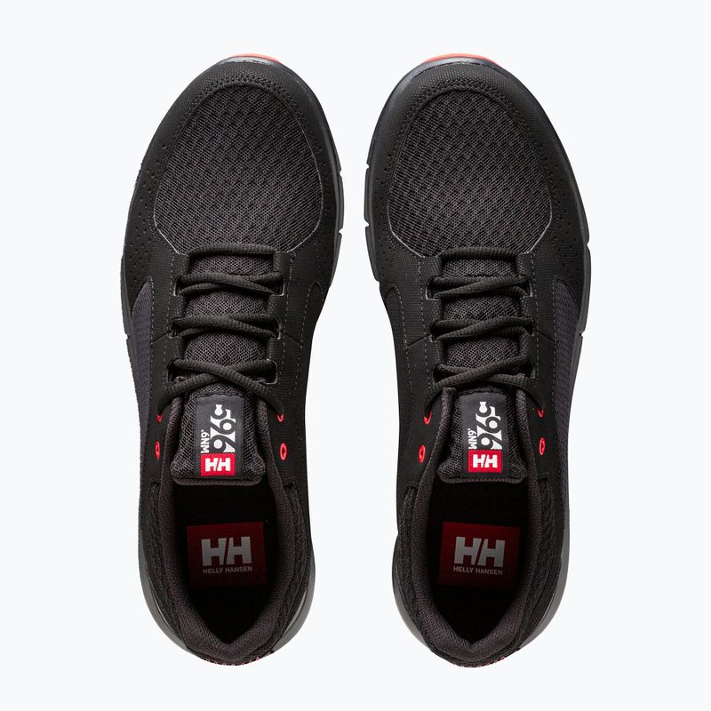 Men's shoes Helly Hansen Ahiga V4 Hydropower off black/alert red 6