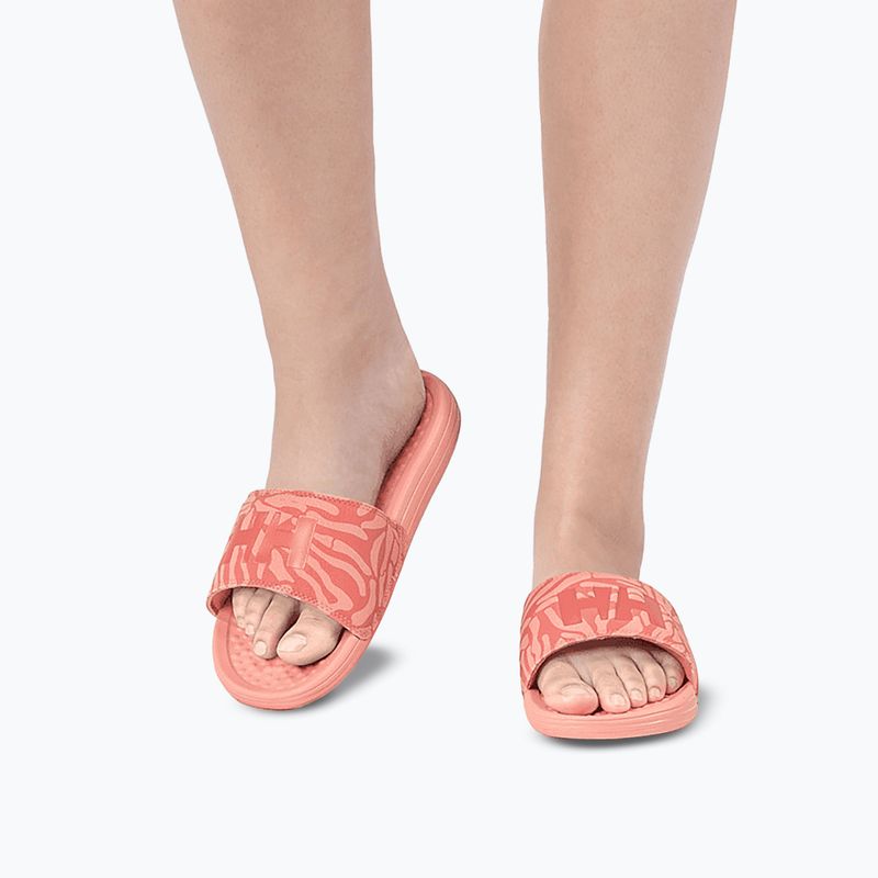 Women's flip-flops Helly Hansen H/H Slides coral almond aop 2