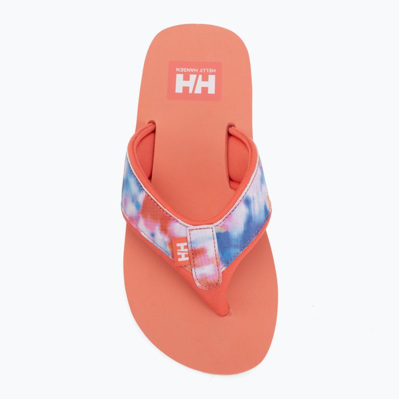 Women's flip-flops Helly Hansen Stadt coral almond aop 5