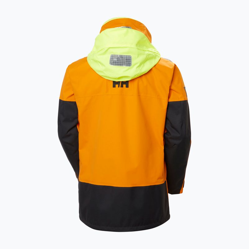 Men's sailing jacket Helly Hansen Skagen Offshore ignite orange 11