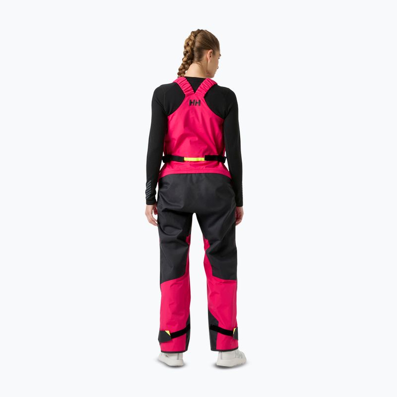 Women's sailing trousers Helly Hansen Skagen Offshore Bib cranberry 2