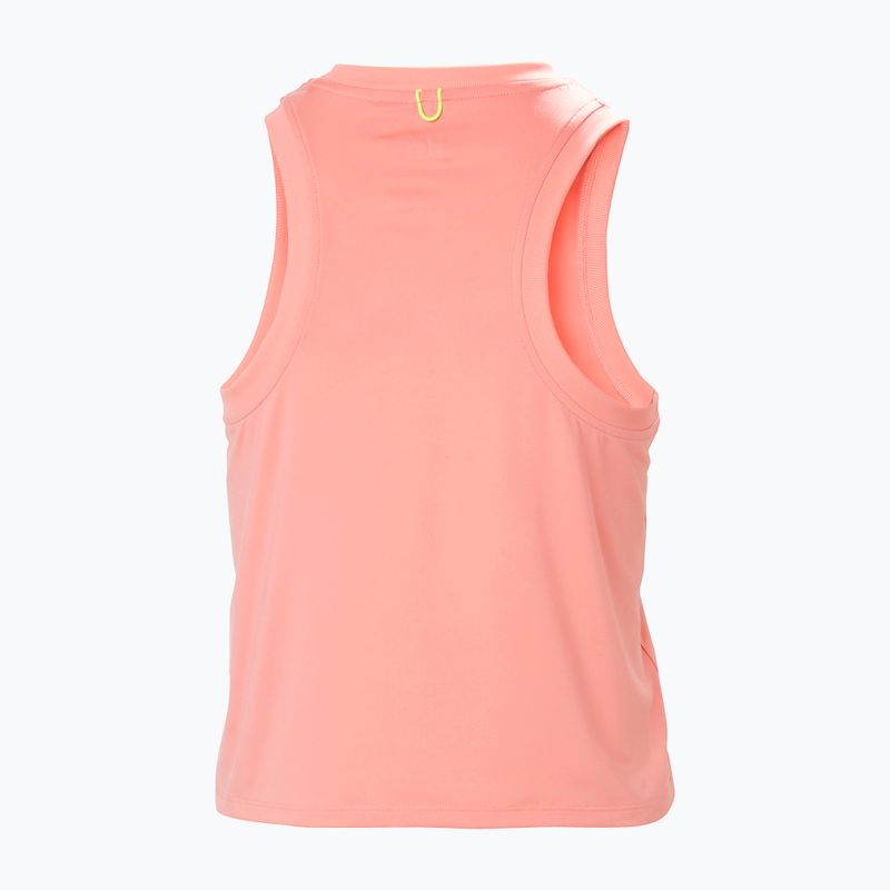Women's T-shirt Helly Hansen Ocean Cropped Tank Top coral almond 6