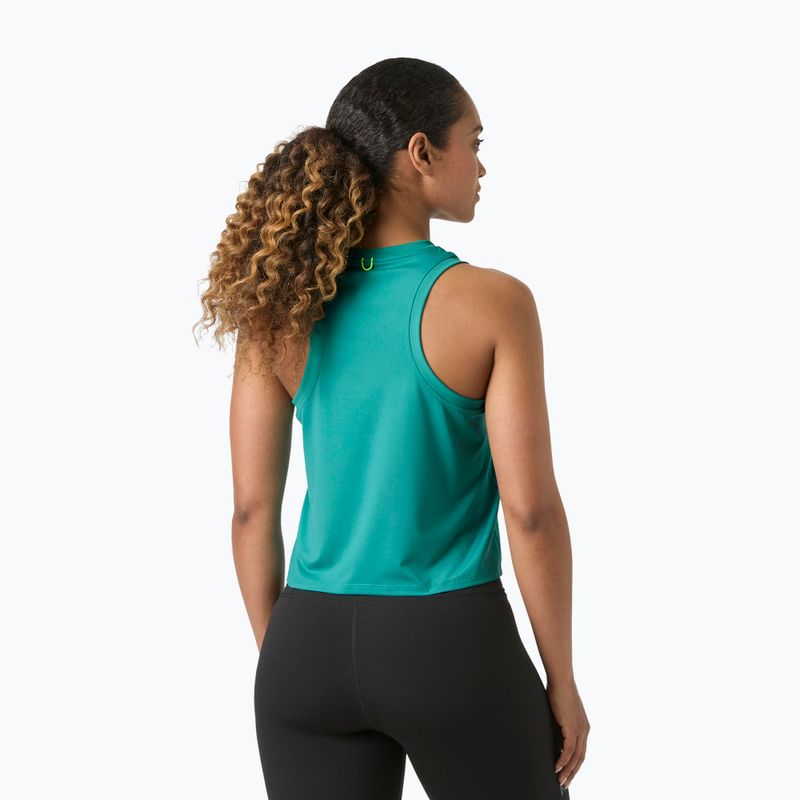 Women's T-shirt Helly Hansen Ocean Cropped Tank Top dark mint 2