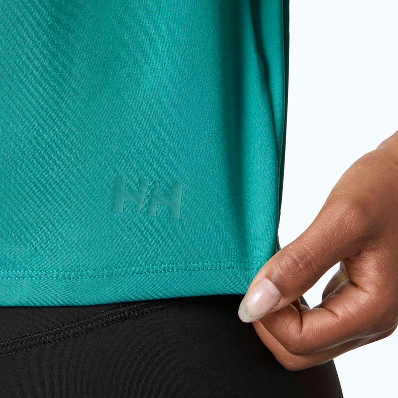 Women's T-shirt Helly Hansen Ocean Cropped Tank Top dark mint 4