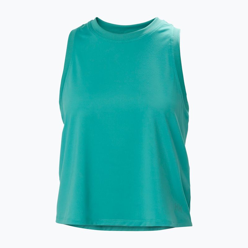 Women's T-shirt Helly Hansen Ocean Cropped Tank Top dark mint 5