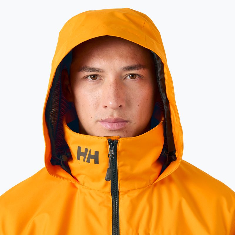 Men's sailing jacket Helly Hansen Crew Hooded 2.0 ignite orange 3
