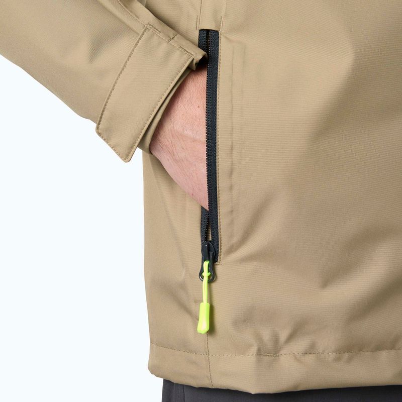 Men's sailing jacket Helly Hansen Crew Hooded 2.0 pebble 6