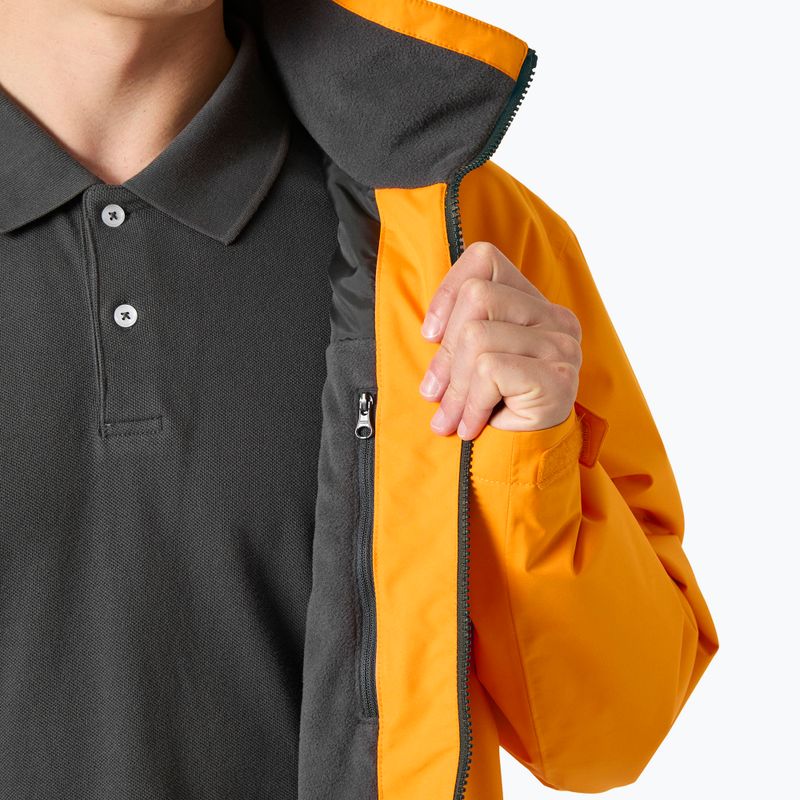 Men's sailing jacket Helly Hansen Crew Midlayer 2 ignite orange 3