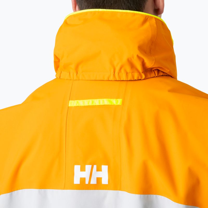 Men's sailing jacket Helly Hansen Pier 4.0 ignite orange 4