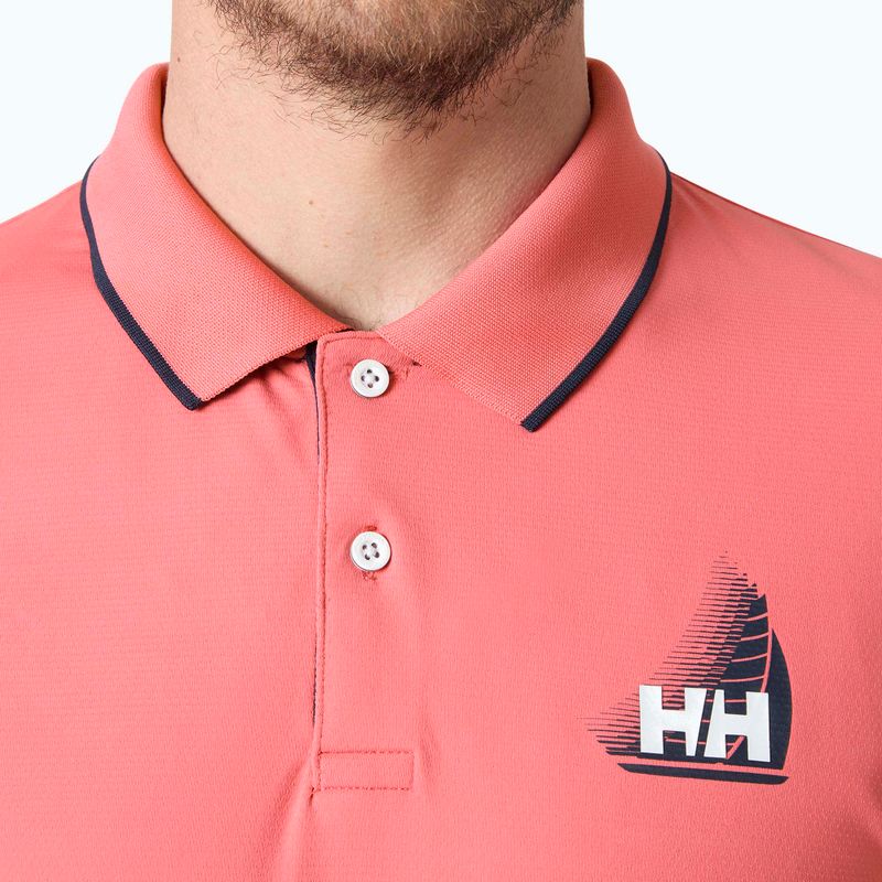 Men's polo shirt Helly Hansen Hp Figari Polo sunset pink 4