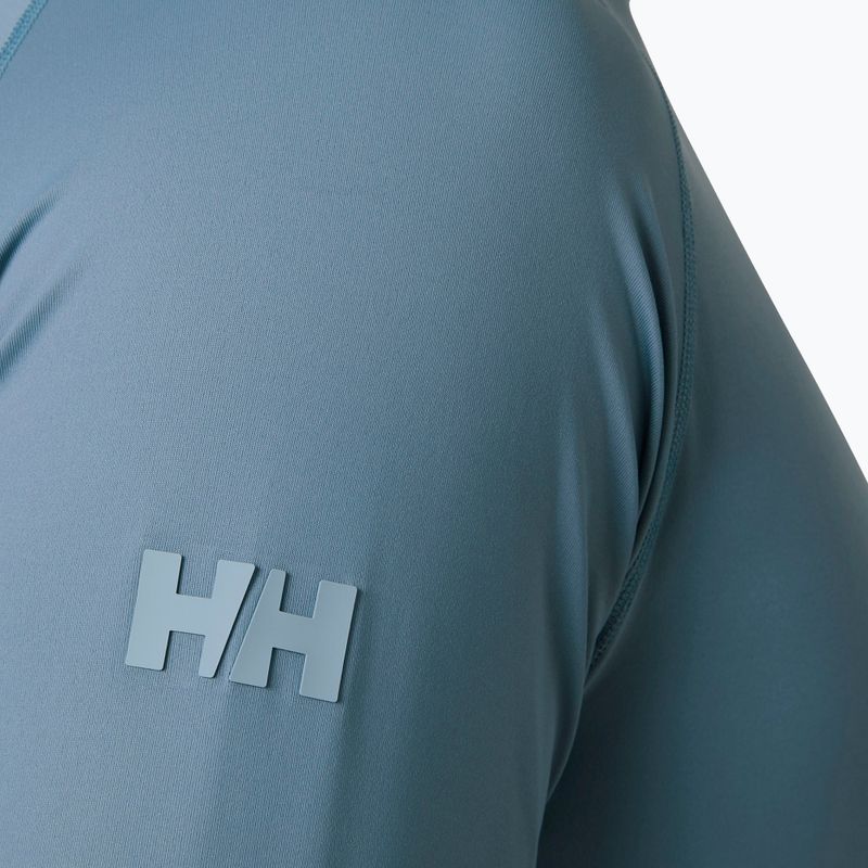 Men's swimming longsleeve Helly Hansen Waterwear Rashguard washed navy 4